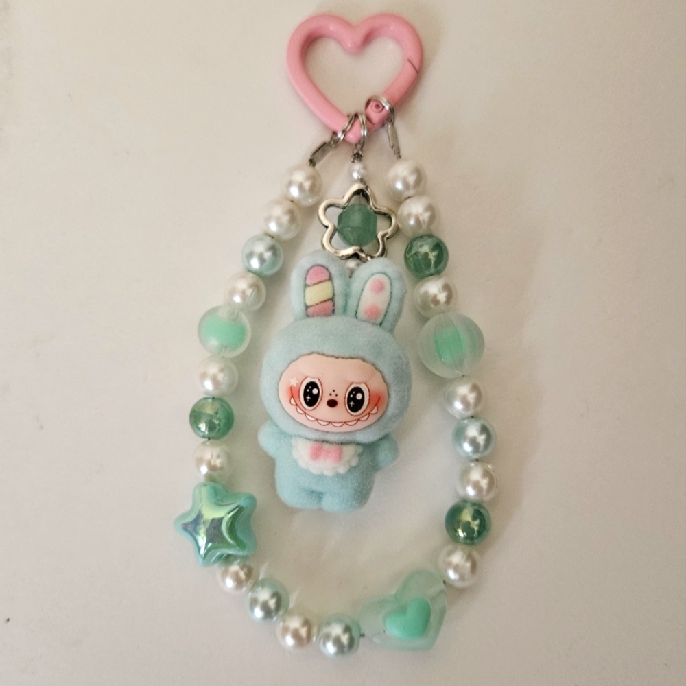 Labubu Keychain Purse Charm
